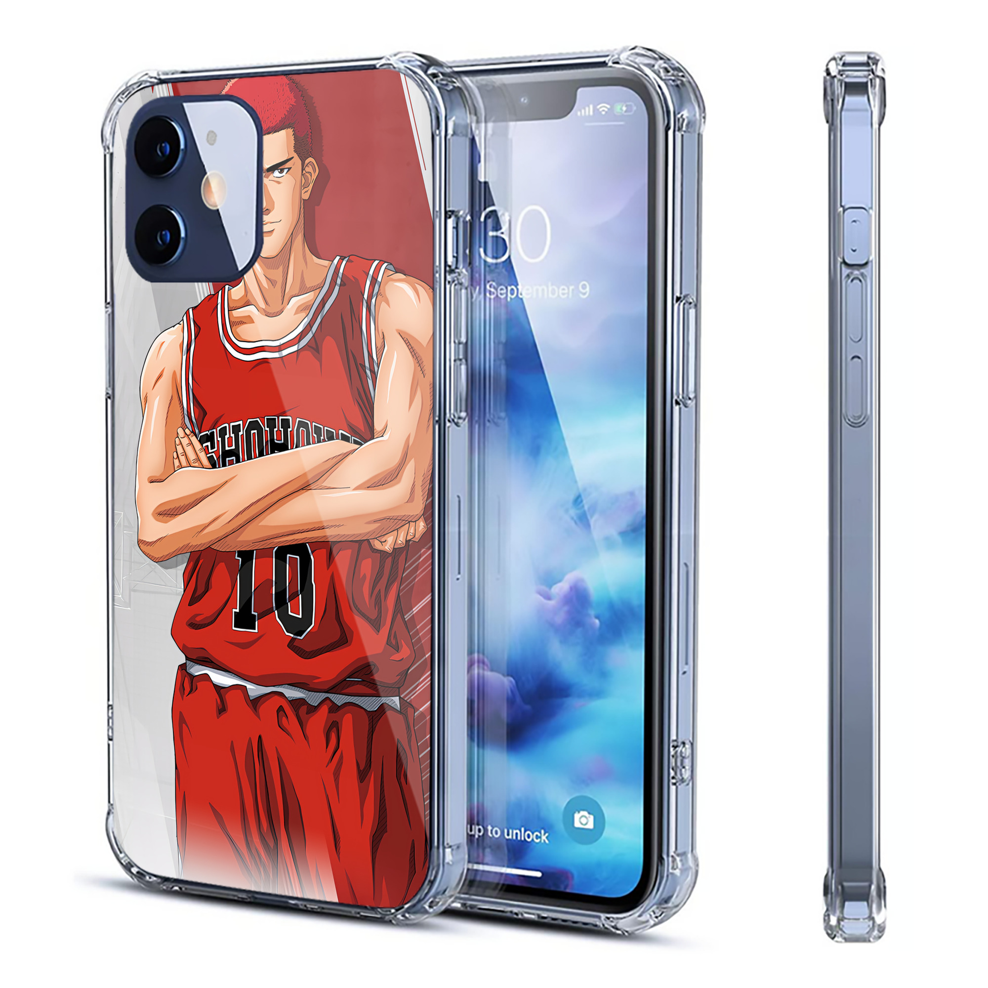 （画像用） SLAM DUNK／スラムダンク 【iPhone 12シリーズ対応】透明スマホケース（クリアソフトケース）